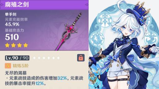 《原神》腐殖之剑适配角色一览（优秀的武器如何选择，提升角色战斗力？）