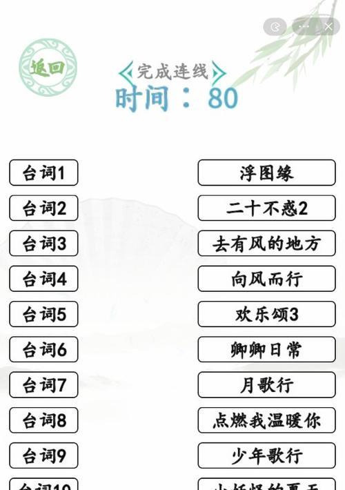 玩转汉字游戏，挑战12个找茬（解密王皖的攻略，提升眼力和思维）