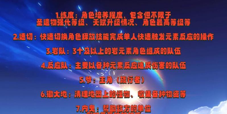 原神新手攻略（打造强大战队，征服神奇大陆！）